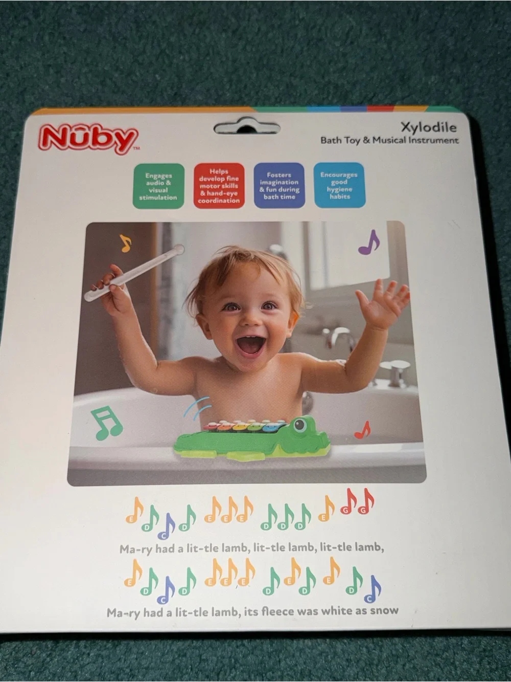 Nuby Xylophone Bath Toy - Musical Infant Instrument